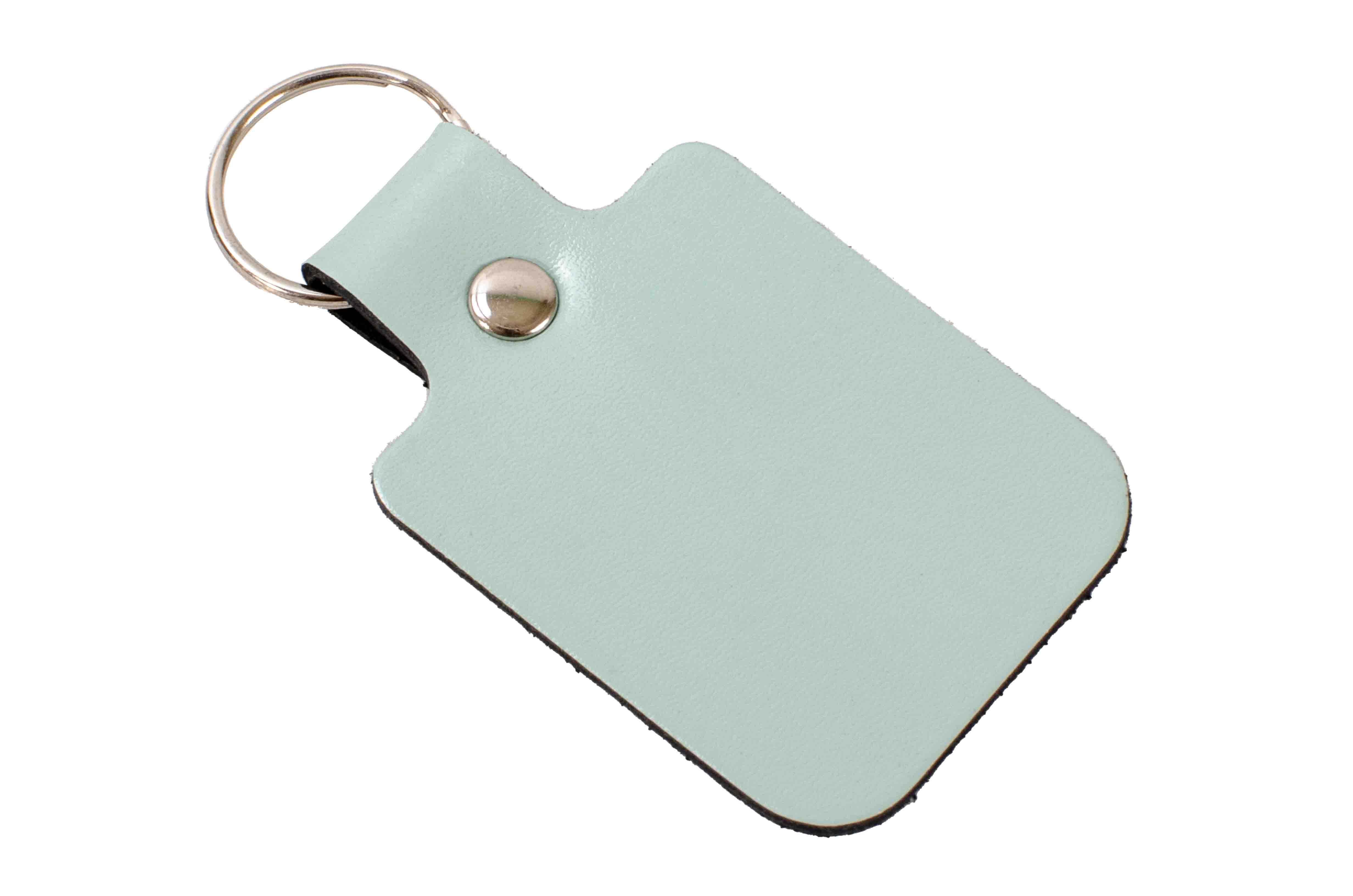 (image for) JADE RECTANGLE LEATHER KEY RING